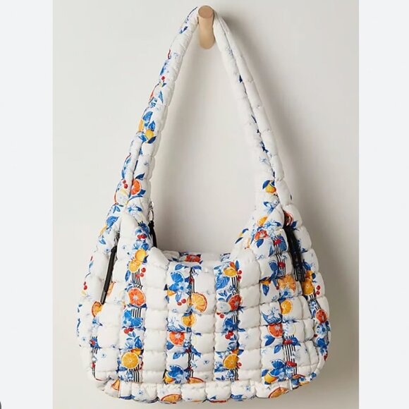Free People Movement Printed Carryall Tote 🍊 Tangerine Dream - LIMITED EDITION - Picture 2 of 8